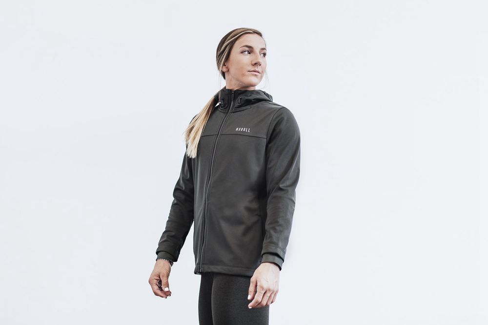 Vestes NOBULL Femme Grise - NOBULL Softshell,France (3604-BNXAM)